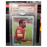 1981 Topps Art Monk Rookie Card PSA 8