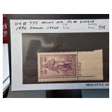 1936 US #777 Mint NH 3c Stamp