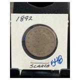 1892 Liberty Head V Nickel Coin