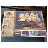 Revell Cutty Sark Model Ship Kit Framed Display