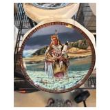 Franklin Mint 'Medicine Crow' Decorative Plate