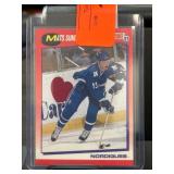 1991 Score Mats Sundin Hockey Card #130