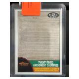 Topps Heritage News Flashbacks Card - 23rd Amendme
