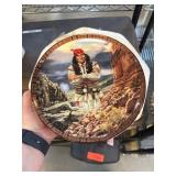 Franklin Mint Porcelain Plate Featuring Geronimo