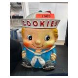 Painted Ceramic Sailor Cookie Jar