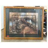 Framed Landscape Artwork by Dina L Rome
