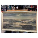 Framed Painting 'Pacific Moonlight' by David Bita