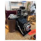 Zeiss Ikon Folding Camera with Leather Case