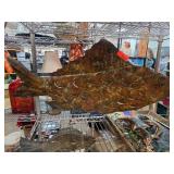 Metal Fish-Shaped Wall Art