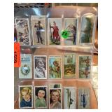 Vintage Cigarette Cards in Plastic Sleeves