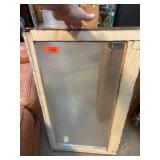 Wooden Framed Window with Glass Pane