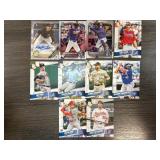 10 Baseball Trading Cards