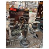 Silver-Plated Five-Light Candelabra