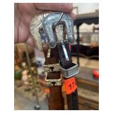 Genuine Leather Belts with Decorative Buckles