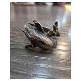 Sterling Silver Dolphin Ring, Size 8.5