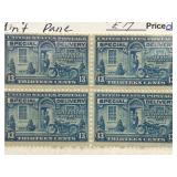 United States Special Delivery Stamps Pane