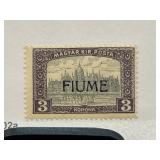 1916-18 Fiume Overprint 3 Korona Stamp