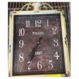 Wall Clock with Paris 1807 Design