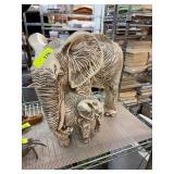Ceramic Elephant Figurine Set, Made in Mexico