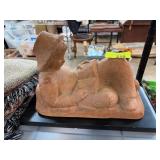 Reclining Figure Sculpture in Terracotta