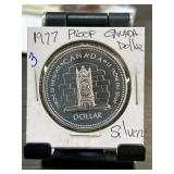 1977 Canada Proof Silver Dollar Coin