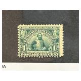 1907 Captain John Smith 1-Cent Stamp