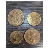 Four Commemorative Coins