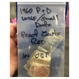 1960 P&D Proof Cent Set in Original Packaging