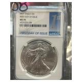 2017 American Eagle $1 Coin, NGC MS 70