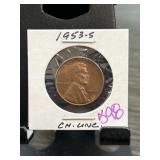 1953-S Wheat Penny in Choice Uncirculated Conditio