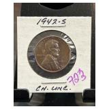 1942-S Lincoln Wheat Cent in Choice Uncirculated C