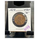 1928 Lincoln Wheat Cent in XF/EF Condition