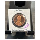 1989-S Lincoln Cent Gem Cameo Proof