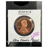 2004-S Lincoln Cent Gem Cameo Proof