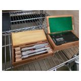 Tools and Tape Recorder with Wooden Cases