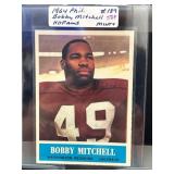 1964 Philadelphia Bobby Mitchell #189 Football Car