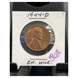 1944-D Lincoln Wheat Cent in Holder