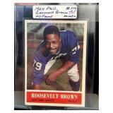 1964 Philadelphia Roosevelt Brown Card #114