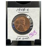 1948-S Lincoln Wheat Cent in Mint Condition