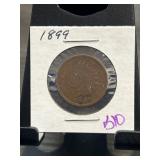 1899 Indian Head One Cent Coin