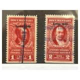 1948 U.S. Revenue Documentary Stamp Pair