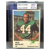 1961 Fleer Pete Retzlaff Philadelphia Eagles Card