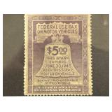 1945 Federal Motor Vehicle Use Tax Stamp