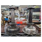 1880s Hukin & Heath Candle Holders