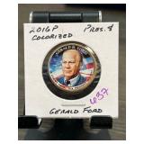 2016-P Colorized Gerald Ford $1 Coin