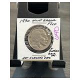 1930 Buffalo Nickel With Mint Error
