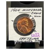 1964 Lincoln Cent Mint Error Coin