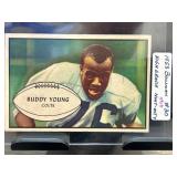 1953 Bowman Buddy Young Football Card
