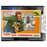 1955 Topps All-American Don Zimmerman #49 Card