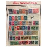 1920s German Inflation Era Stamps Collection